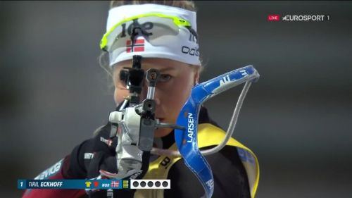 Tiril eckhoff vince la coppa del mondo generale di biathlon, ecco il suo ultimo poligono