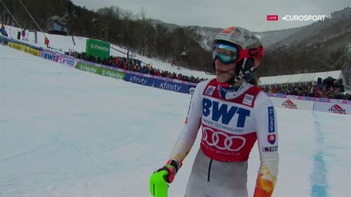 Killington, slalom donne - petra vlhova domina la prima manche