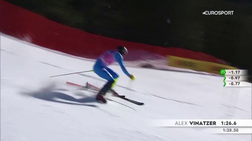 Nello slalom di wengen 2022 alex vinatzer incrocia gli sci ed esce ancora - coppa del mondo sci alpino