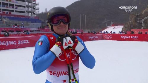 Sofia goggia torna in pista! rivivi la sua prima prova in discesa - pechino 2022