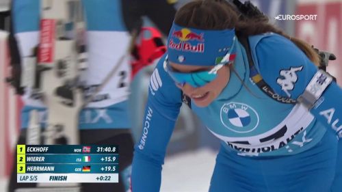 Pazzesca rimonta di dorothea wierer! rivivi il 2° posto nell’inseguimento