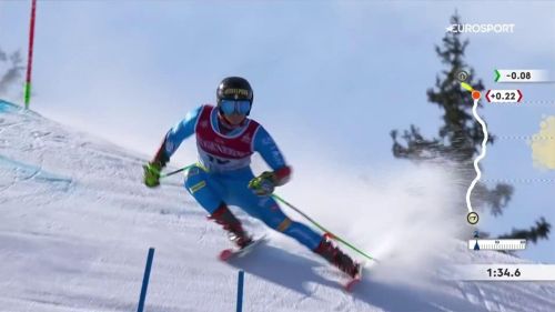 Della vite brilla a courchevel: è decimo nel gigante mondiale