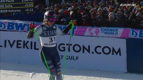 Sofia goggia torna in top-10 in gigante di coppa del mondo, rivivi l'ottima seconda manche a killington