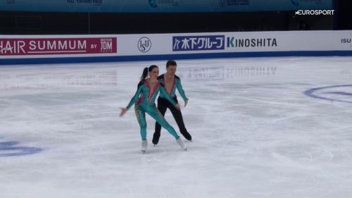 Guignard-fabbri incantevoli secondi nella rhythm dance alle finali grand prix: rivivili