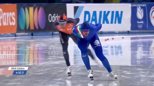 Roest vince la sfida, ma ghiotto è ancora sul podio! terzo nei 5000 in coppa del mondo a tomaszów mazowiecki