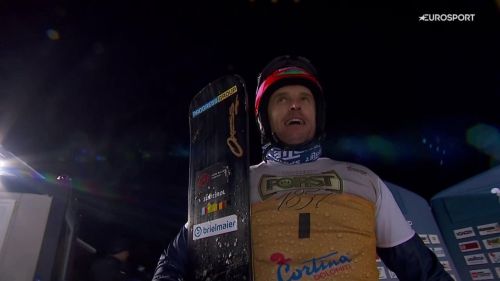 Roland fischnaller non tradisce nella 'sua' cortina! terzo posto nel pgs: rivivi la gara