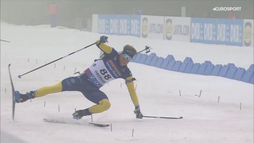 Incredibile brandt! cade a un metro dal traguardo della sprint