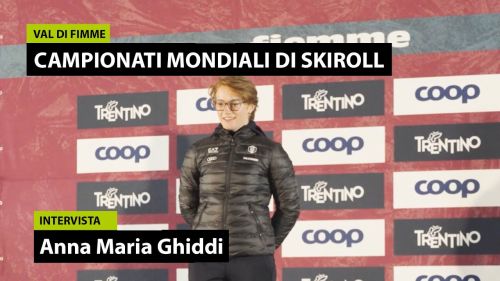 Anna maria ghiddi. medaglia d'oro ai mondiali skiroll in val di fiemme