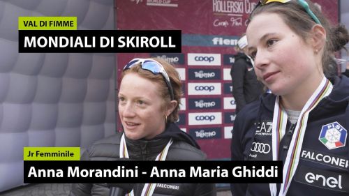 Anna maria ghiddi, anna morandini - jr femminile , mondiali skiroll fiemme 2024
