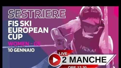 Sestriere - coppa europa 2025-26 - gigante femminile 2 manche | race #2 finale