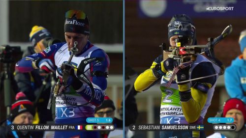 La prima single mixed si decide all'ultimo poligono: samuelsson manda in tilt fillon maillet, svezia batte francia