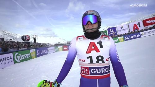 Vinatzer trattenuto, indietro nella prima manche dello slalom di gurgl, il video