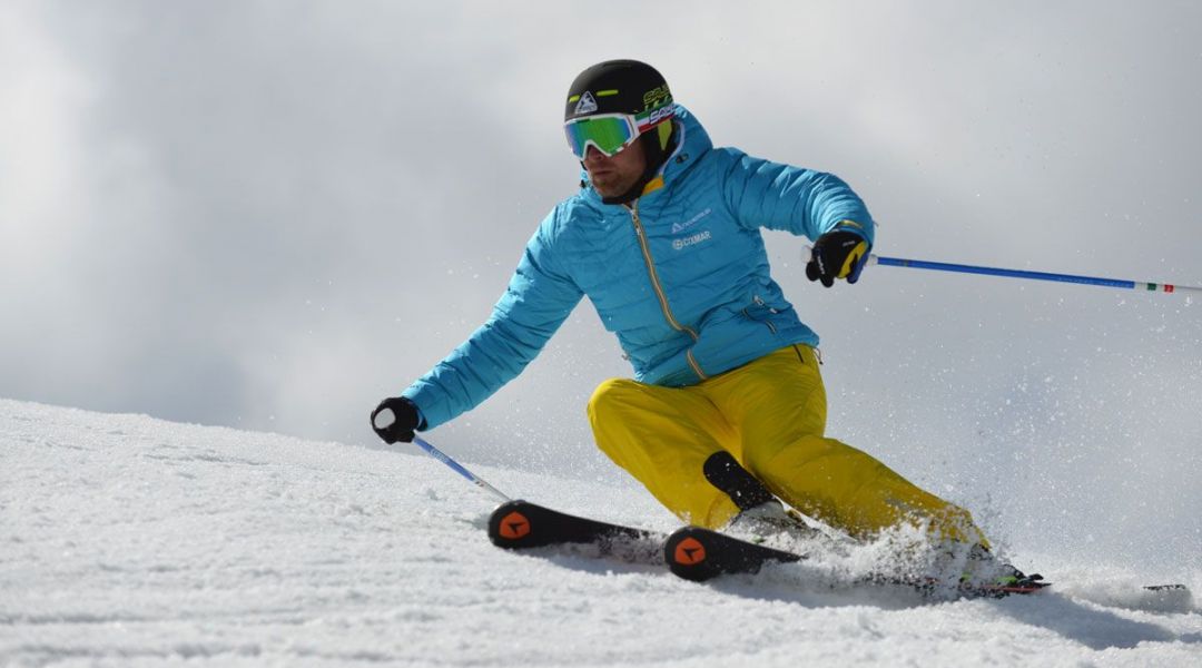 Rolando Bertolina al test di Dynastar Speed zone 14 Pro (R21 racing) (2017)