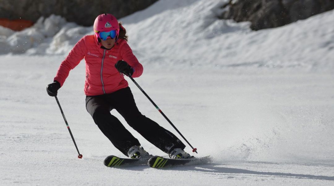 Carolina Ponato al test di Salomon X-race LAB 165 (2017)