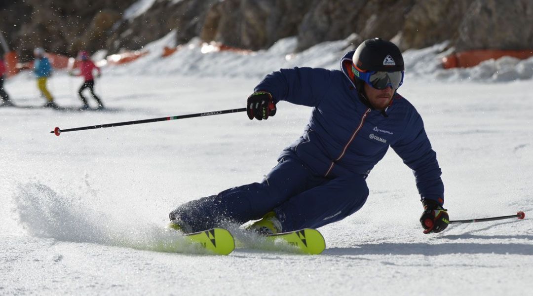 Denis Kaneider al test di Fischer RC4 The Curv TI (2017)