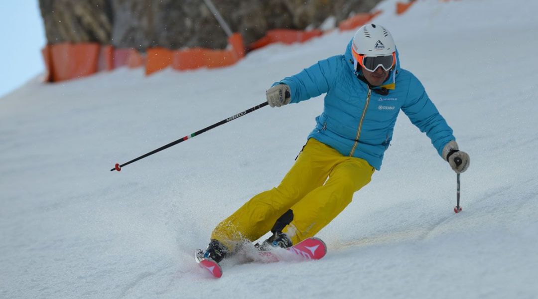 Tiziano Riva al test di Atomic Redster TR (2017)