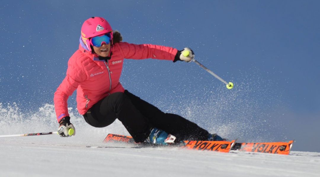 Laura Jardi al test di Volkl Racetiger Speedwall GS UVO (2017)