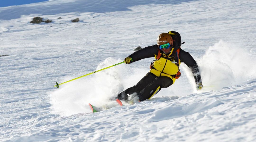 Alex Favaro al test di Elan Ripstick 96 (2018)