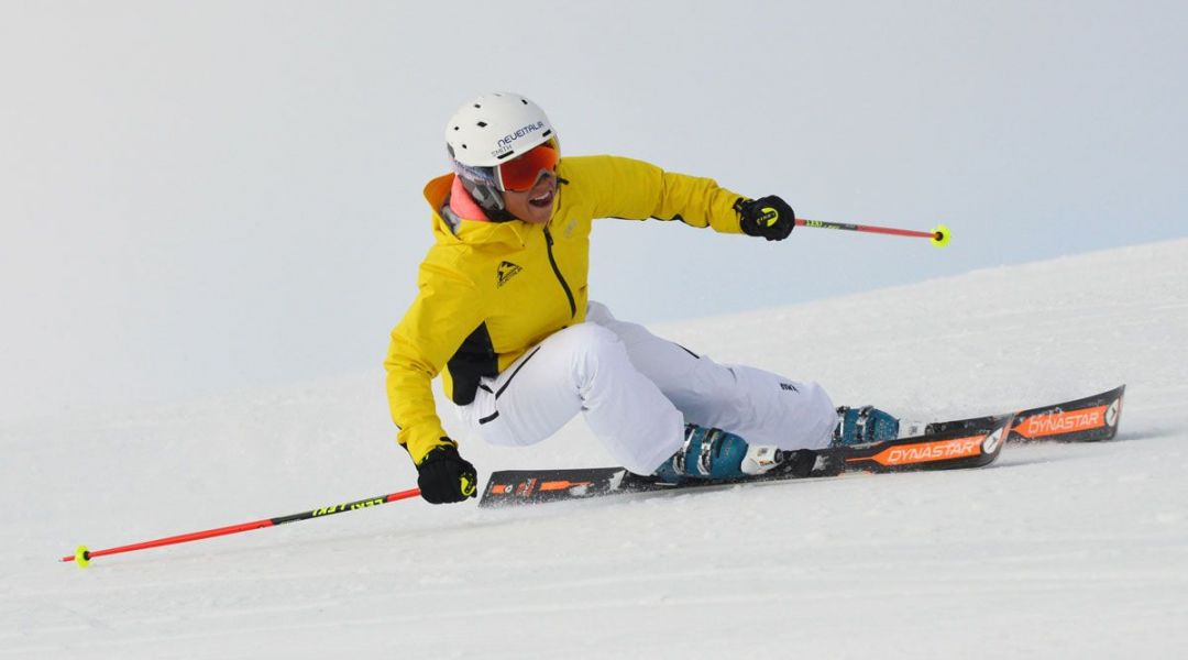 Laura Jardi al test di Dynastar Speed Zone 16 (2018)