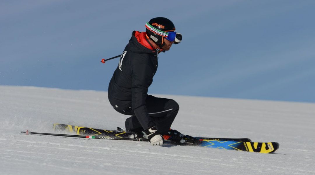 Luciano Magi al test di Salomon X-Race GS  (2016)