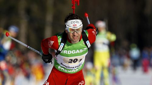 Ruggito di Ole Einar Bjørndalen. Vince la mass start di Sjusjøen! Lars Berger terzo