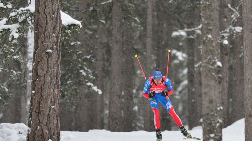 Anton Shipulin si impone nella sprint maschile di Anterselva