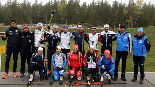 Il reportage fotografico del raduno dell'Italia del biathlon a Corrençon-en-Vercors (Parte 1)
