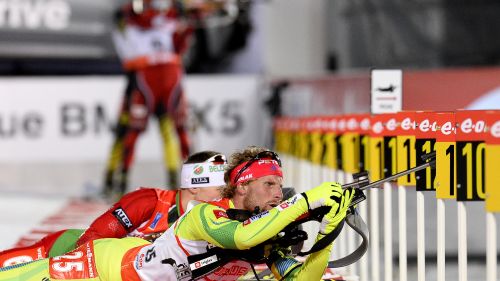 Biathleti sloveni per al tappa di Le Grand Bornand