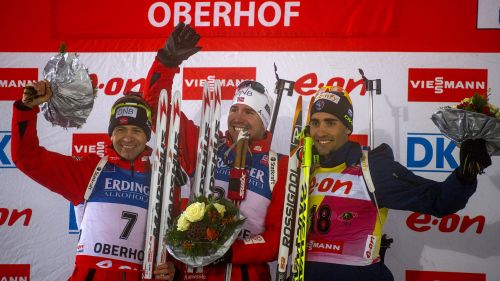 Podio stellare nella sprint di Oberhof. Svendsen batte Bjørndalen di 4 decimi, M.Fourcade terzo!