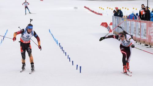 L'Austria batte la Germania in volata in una staffetta al cardiopalmo!