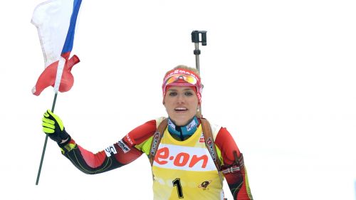 Gabriela Soukalova perfetta, vince anche l'inseguimento di Ruhpolding