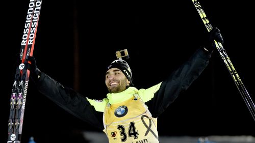 Nella sprint di Khanty-Mansiysk Martin Fourcade vince con uno 'zero' da record. La Sfera di cristallo distante 3 punti