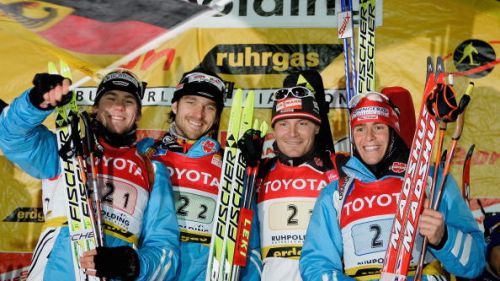 La Germania trionfa nella poco spettacolare staffetta maschile della Ruhpolding di 10 anni fa