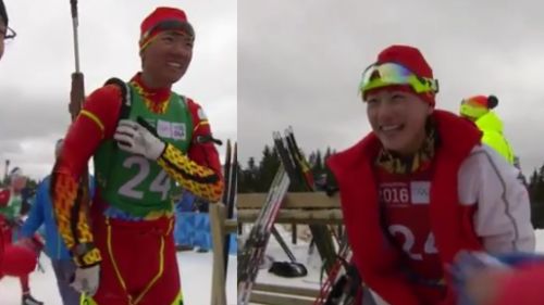 La Cina oro olimpico giovanile in una Single Mixed thrilling