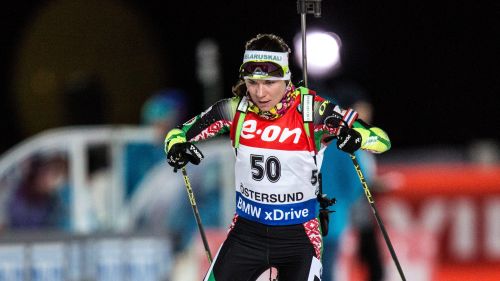 Nadezhda Skardino, come da copione. Suo l'oro nell'inseguimento degli Europei