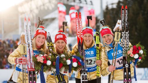 Trionfo della Norvegia padrona di casa nella staffetta femminile dei Mondiali. Italia solo settima