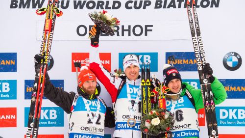 Dominik Windisch: 'Sono partito senza aspettative'. Lukas Hofer: 'Dedico il risultato alla mia carabina'