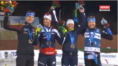 A Tjumen Oberhofer e Pellegrino vincono assieme a Niskanen e Schempp la 'Coppa del Governatore'. Quattro italiani sul podio!