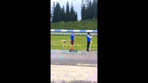 L'italia del biathlon in allenamento a obertilliach ii (agosto 2015)