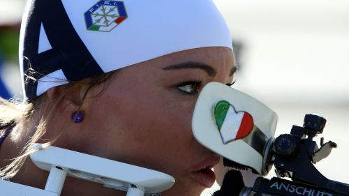 L'Italia del biathlon a Corrençon-en-Vercors. Il tiro