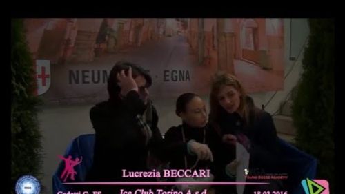 Lucrezia beccari (ita) - campionato nazionali cadetti elite