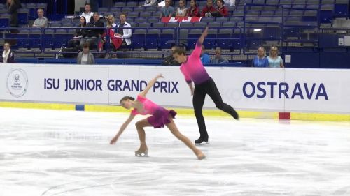 Anna duskova / martin bidar (cze) - jgp 2016 ostrava (svk) - short program