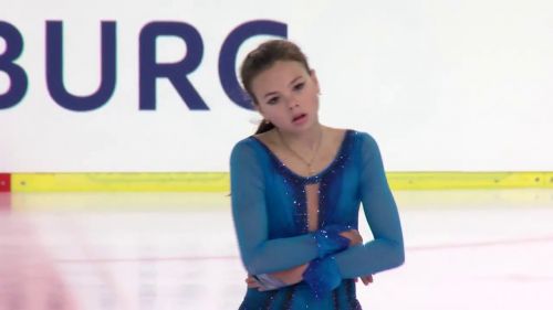 Anastasia tarakanova (rus) - junior grand prix 2017, salzburg - short program