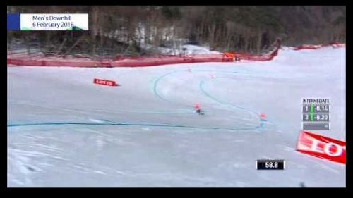 2016 audi fis ski world cup: men's downhill 2nd dominik paris