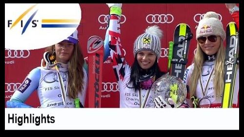 Anna veith vince la seconda coppa del mondo della carriera