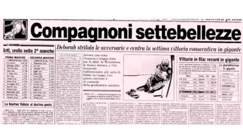 Il giusto omaggio della Gazzetta alla straordinaria vittoria di Deborah