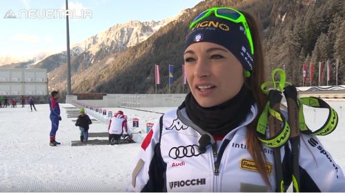Dorothea Wierer da apripista ai Mondiali nel 2007 al podio in Coppa ad Anterselva