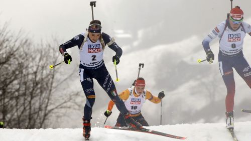 Il pettorale è tornato... 'Doro'. Tutto il carattere di Wierer: 'Un 2° posto strappato con i denti'