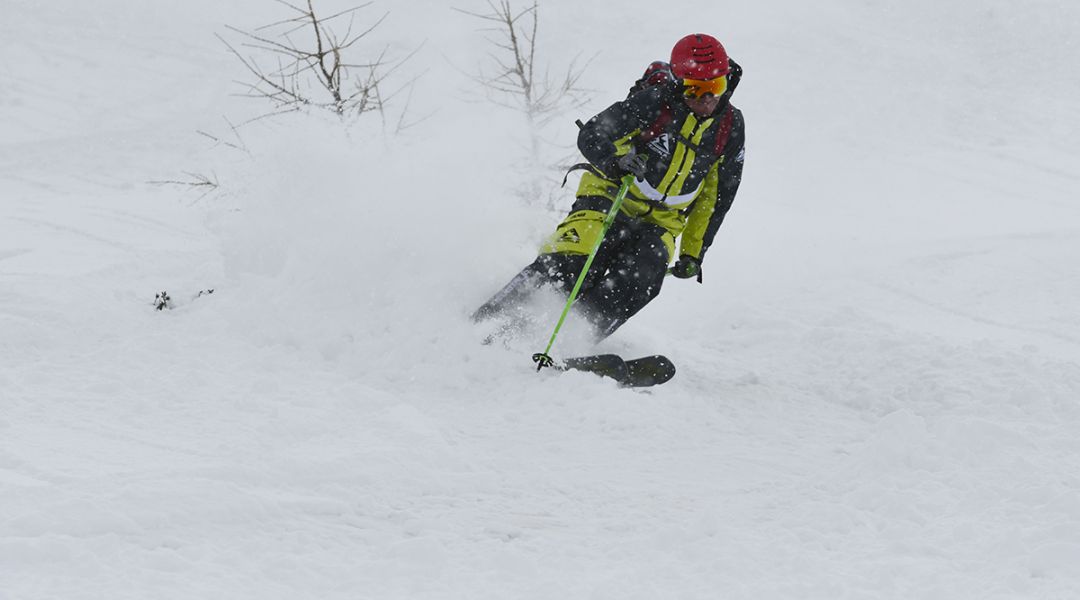 Federico Mezzavilla al test di K2 Mindbender 99Ti (2023)