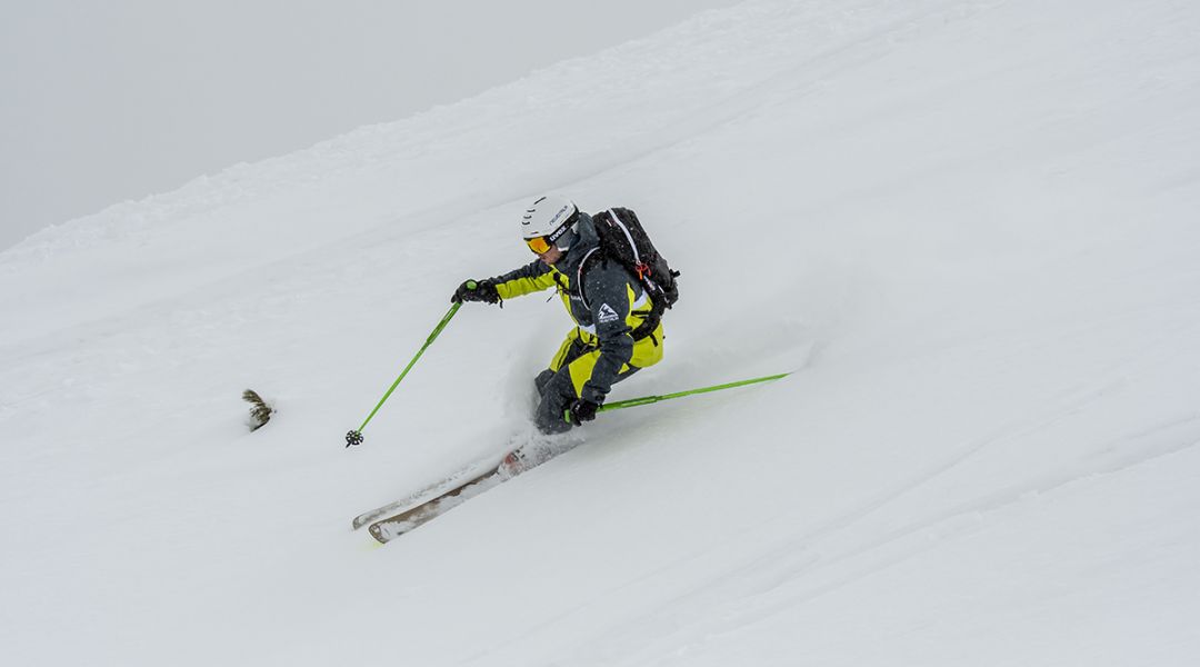 Ludovico Grimoldi al test di Scott Pure Mission 98 Ti (2023)